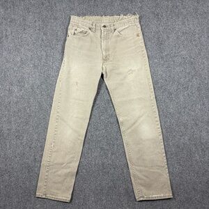 Vintage 80s 90s Levis SF 207 Straight Jeans Size 29x30 Distressed Gray Tab 0196